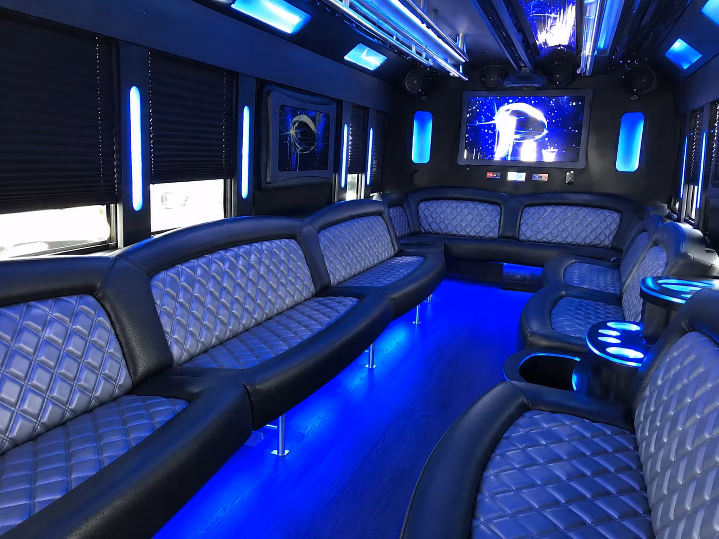 New Orleans Bachelor & Bachelorette Transportation party bus exterior