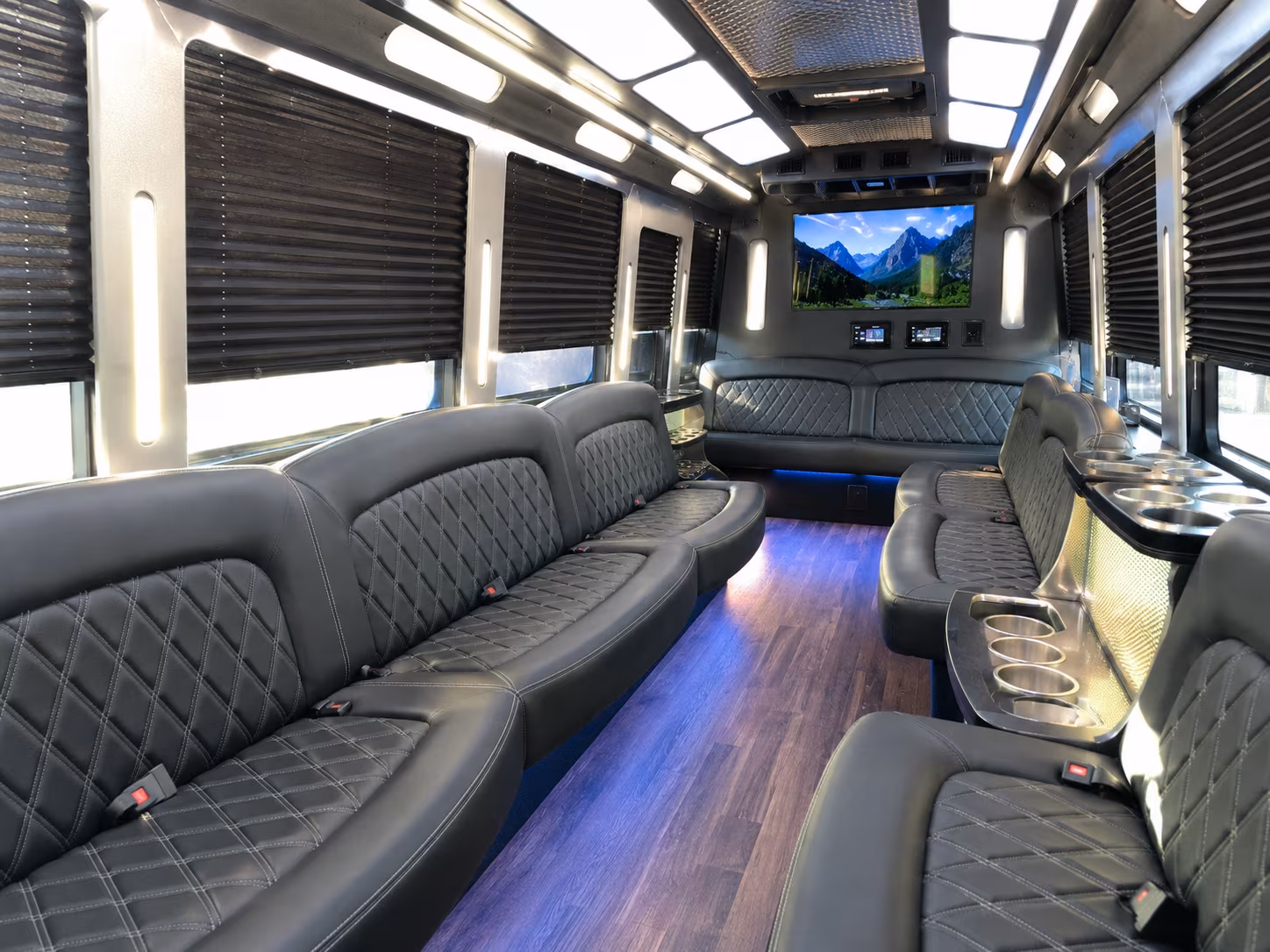 New Orleans Bachelor & Bachelorette Transportation party bus exterior