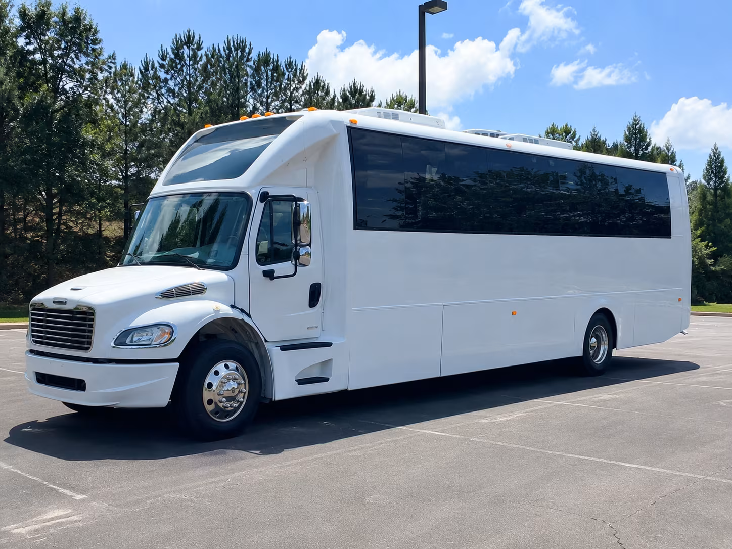 New Orleans Birthday, Sweet 16, & Quinceañera Transportation party bus exterior