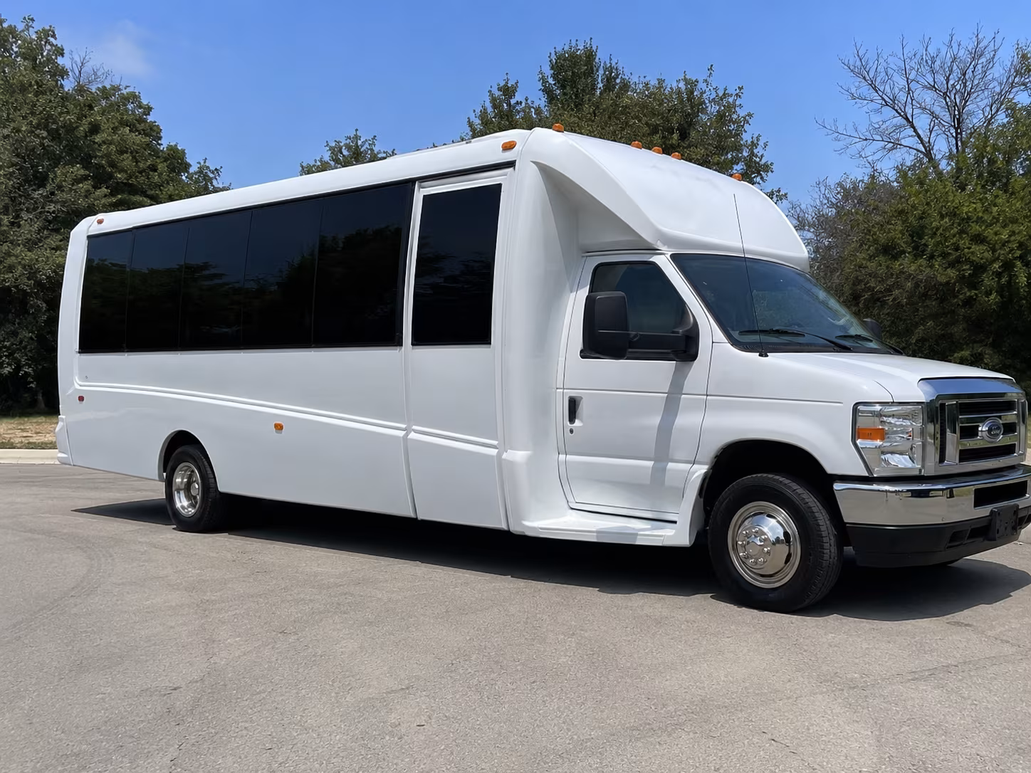 New Orleans Concert & Music Festival Transportation party bus exterior