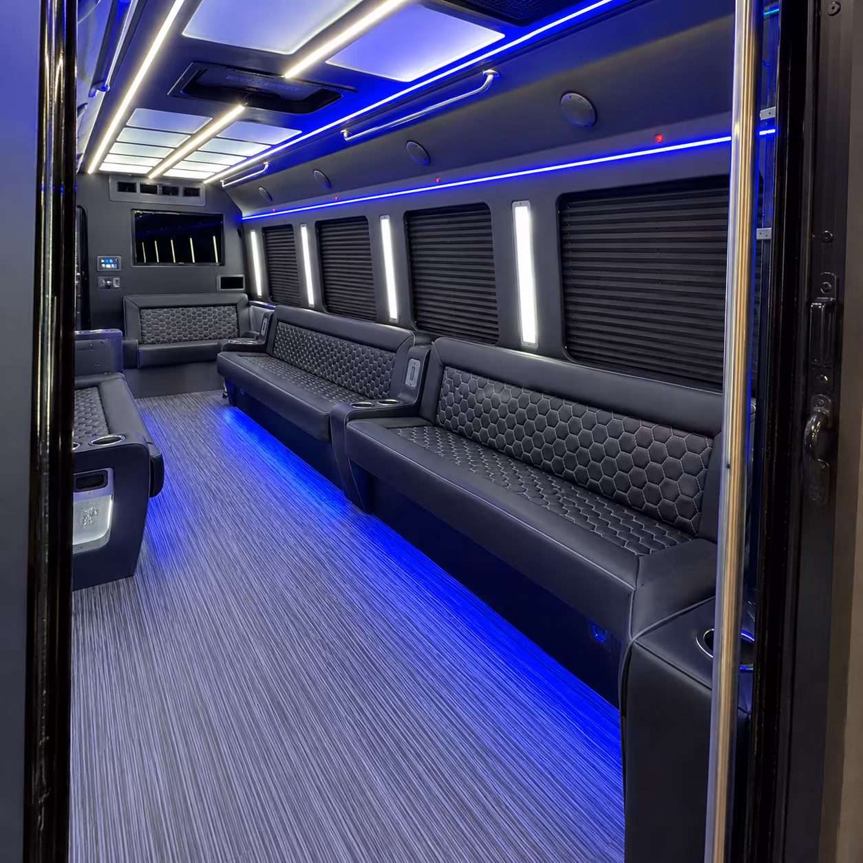 New Orleans Private Event Transportation onboard seating