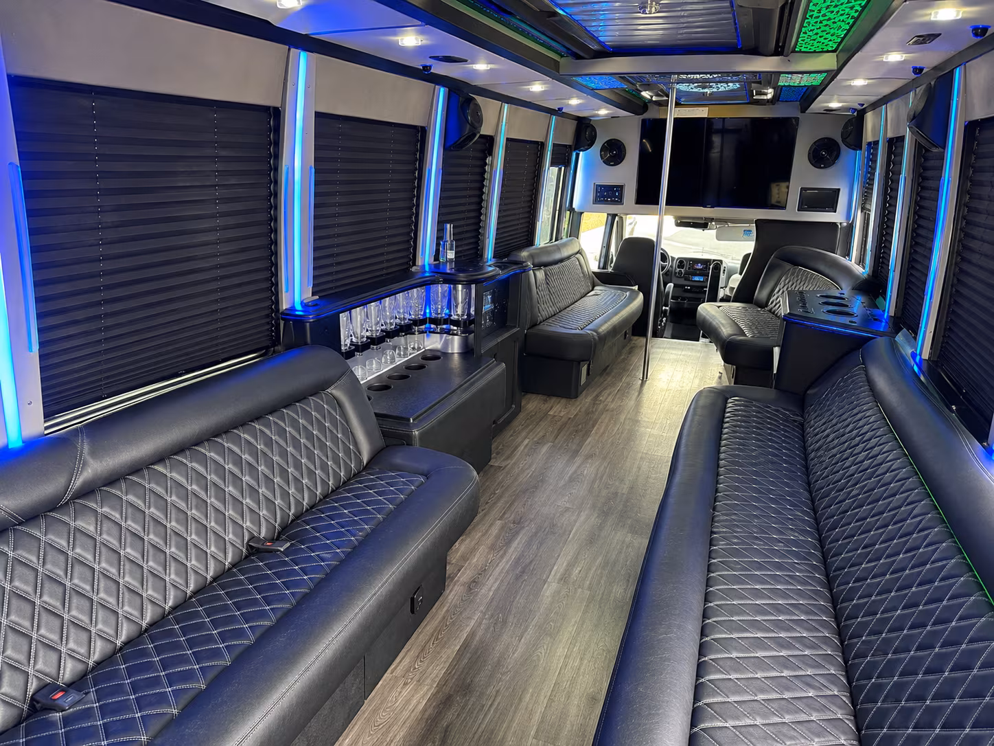 New Orleans Prom & Homecoming Transportation party bus exterior