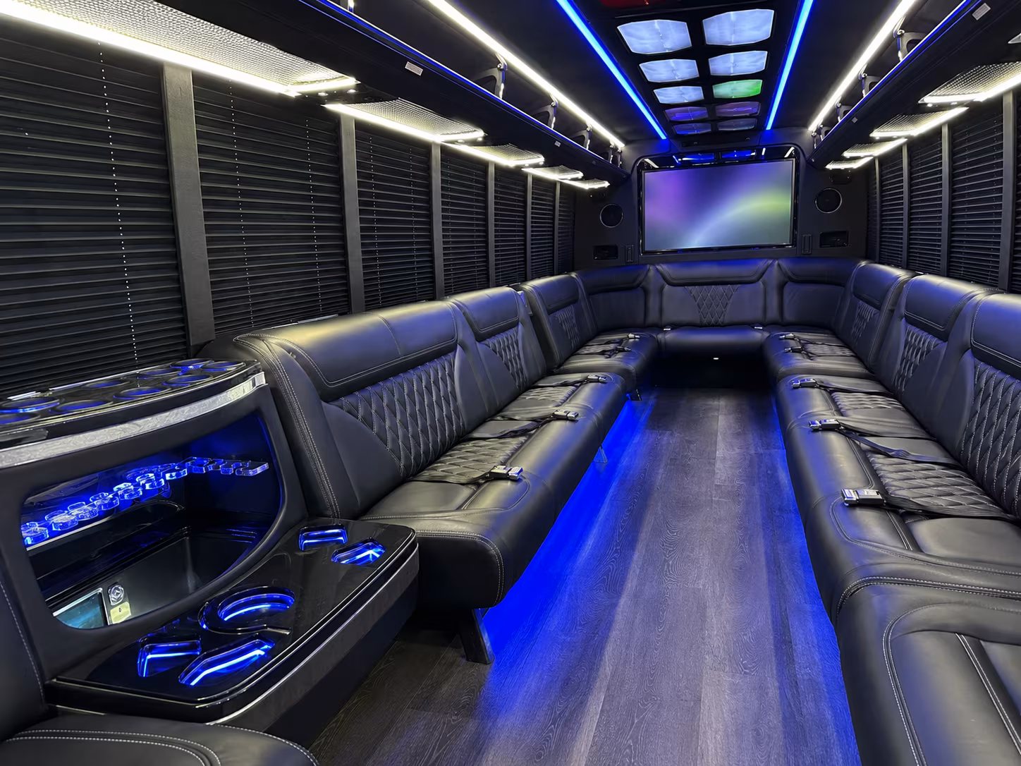 New Orleans Prom & Homecoming Transportation party bus exterior