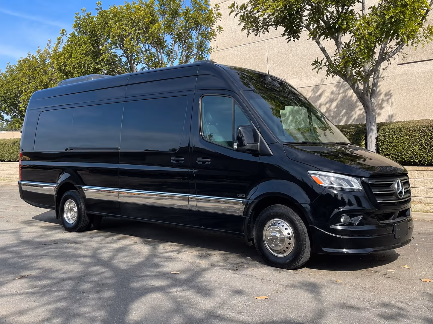 New Orleans School Event Transportation party bus exterior