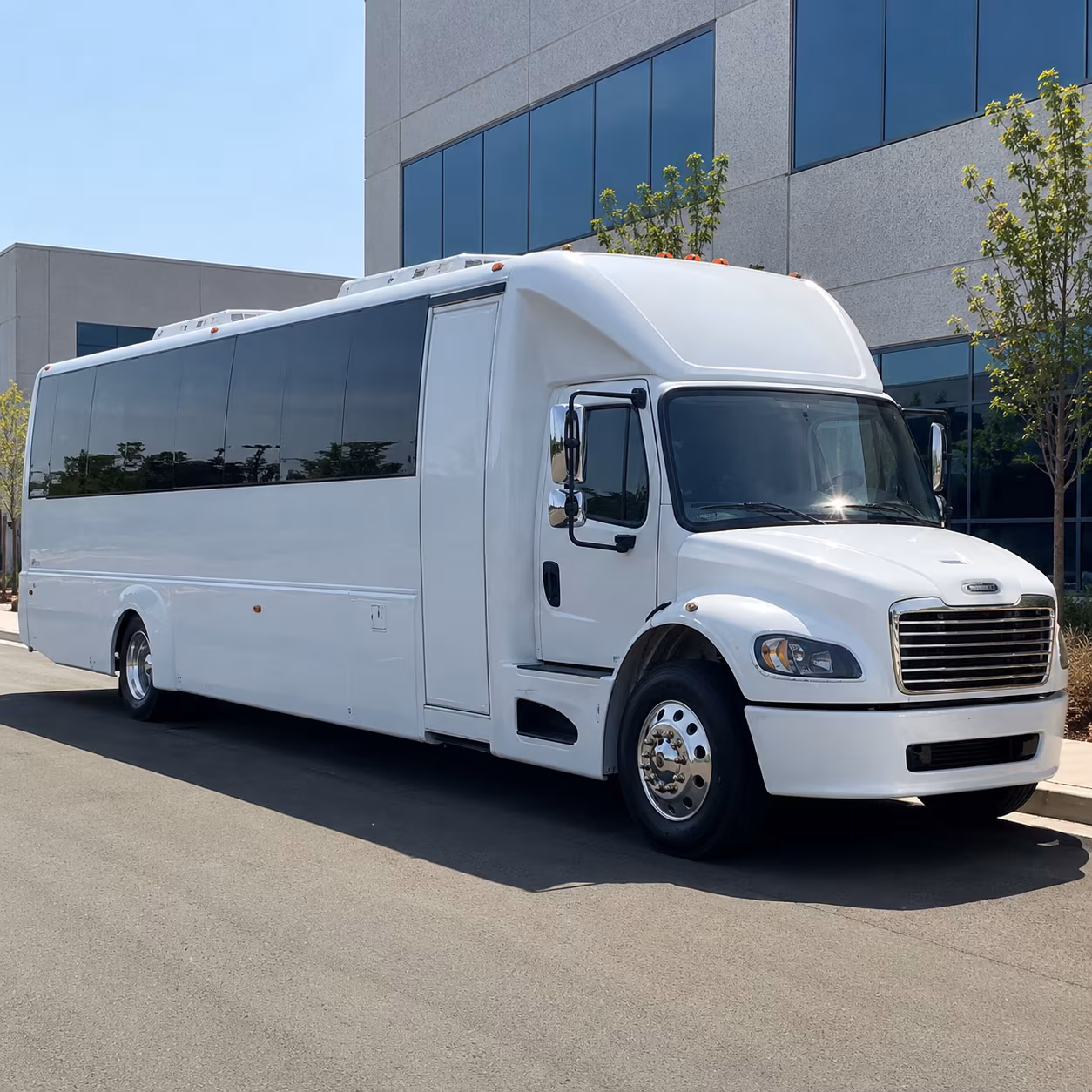 New Orleans Sporting Event Transportation party bus exterior