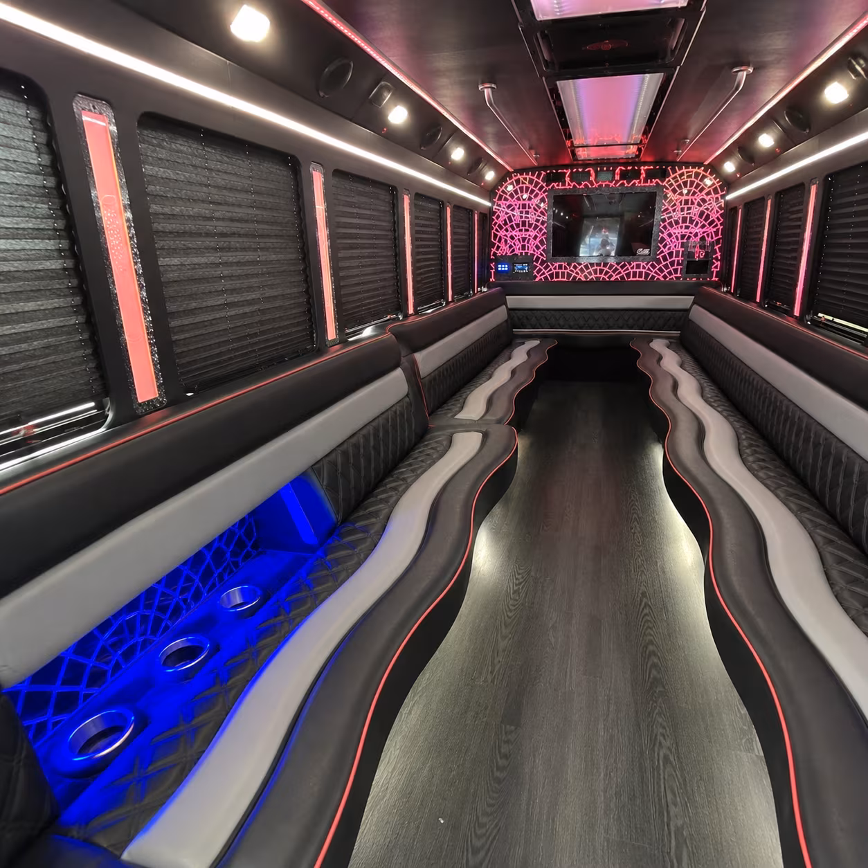 New Orleans Sporting Event Transportation onboard seating