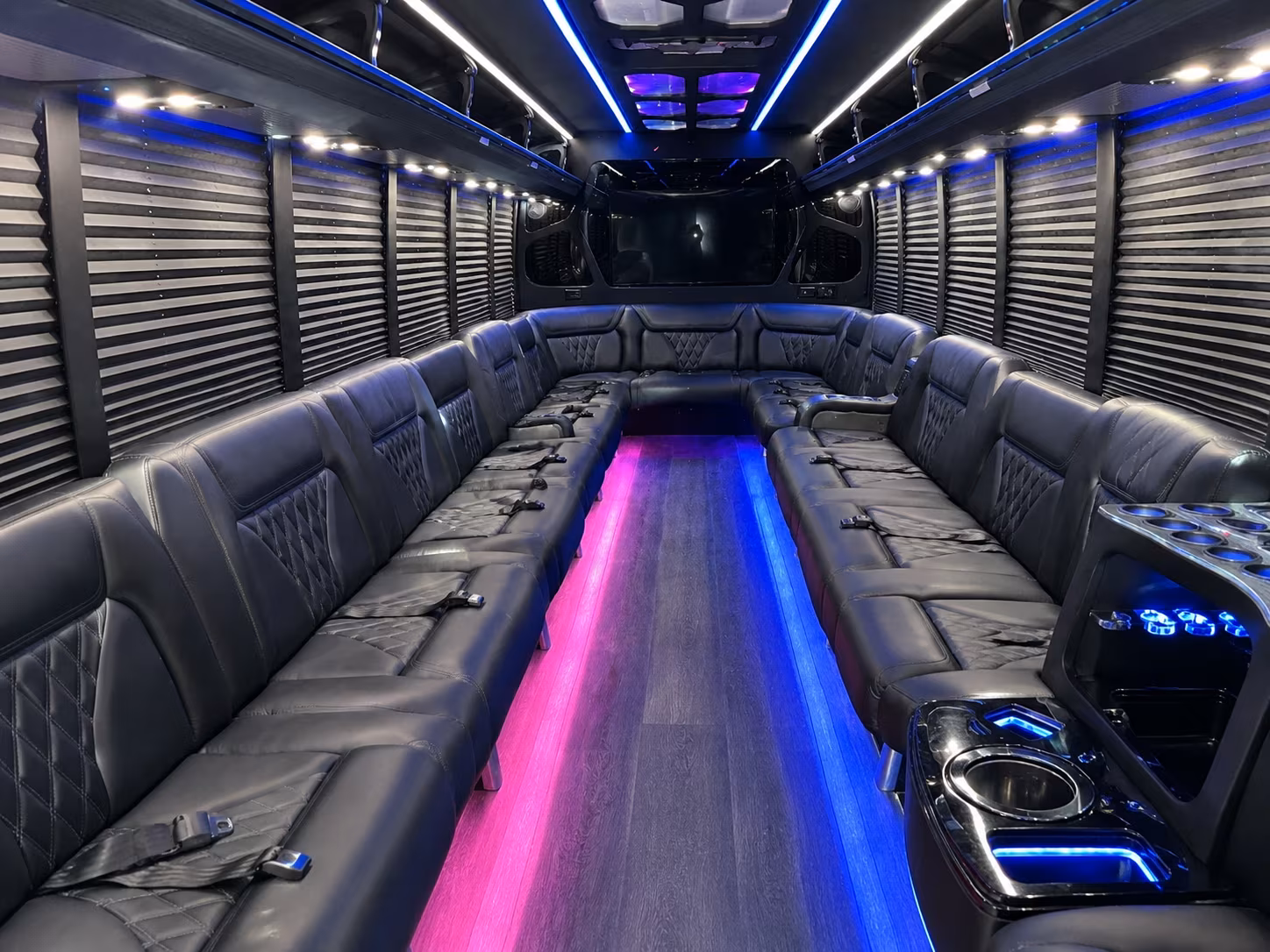 New Orleans Wedding Transportation party bus exterior