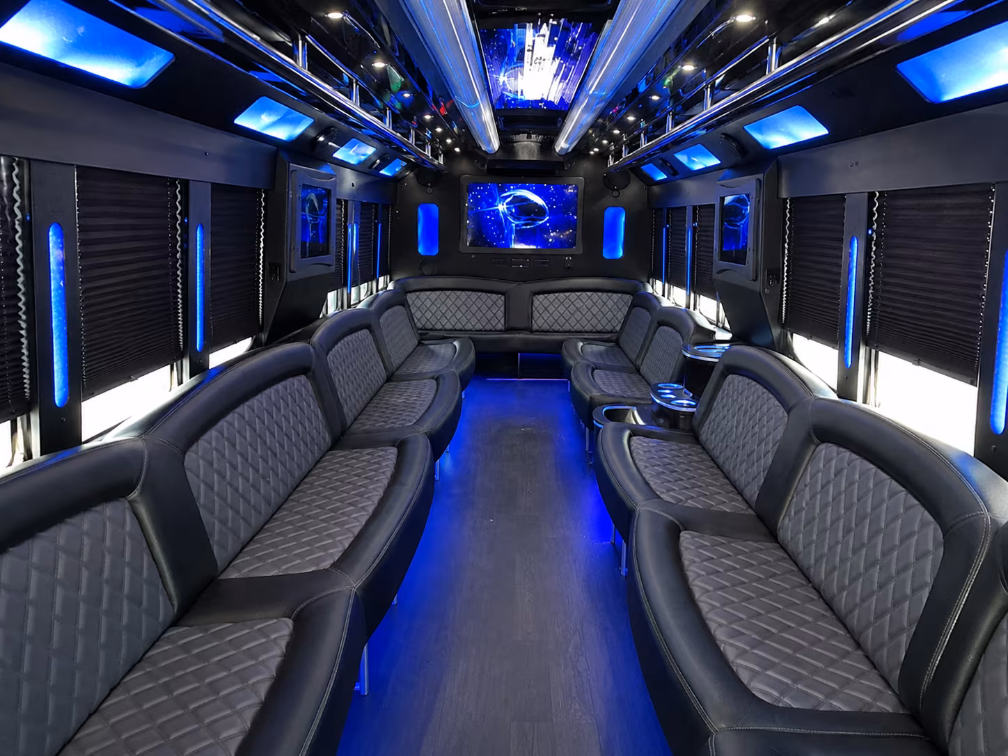 New Orleans Winery Tour & Pub Crawl Transportation party bus exterior