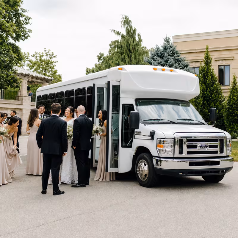 New Orleans Wedding Transportation fleet vehicle